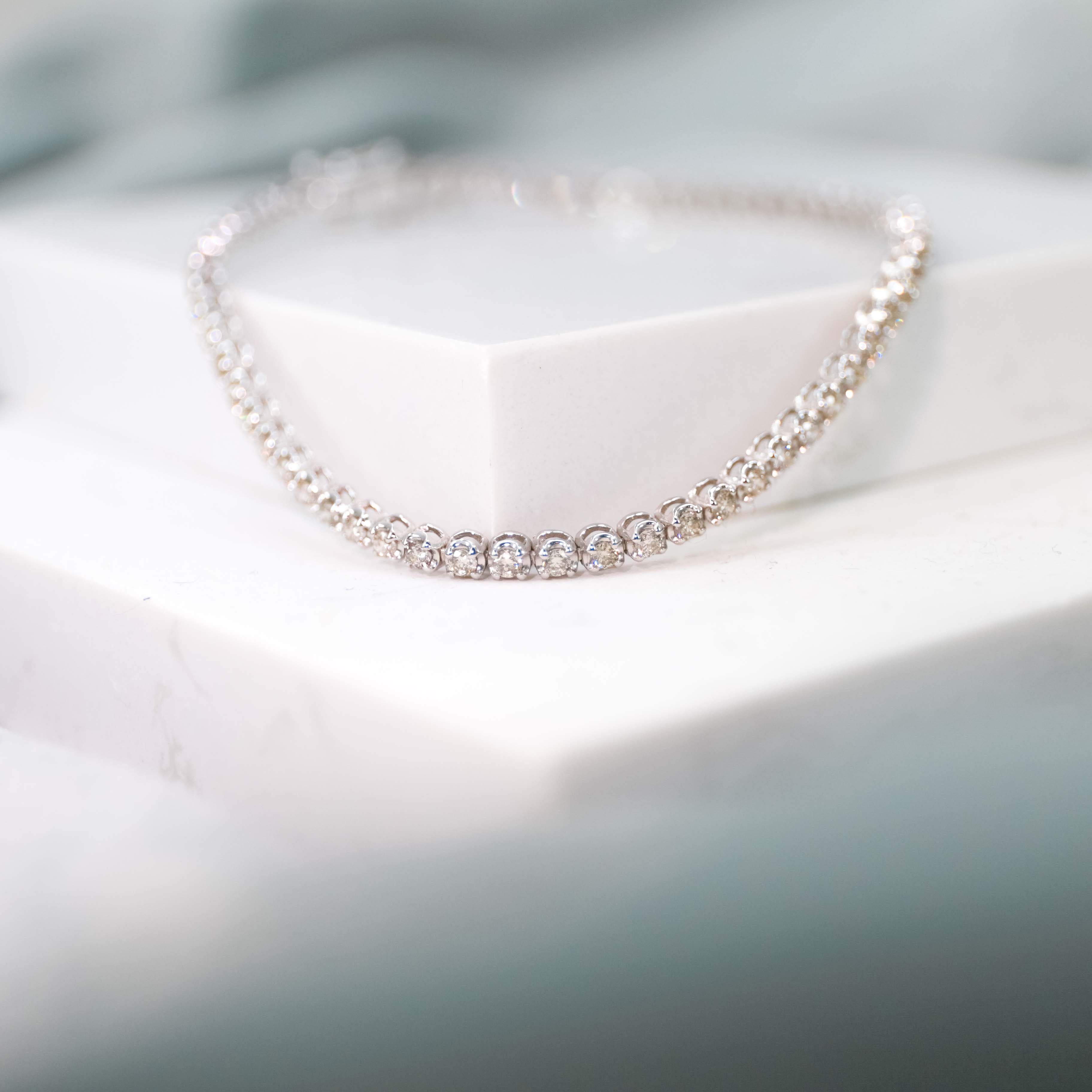 鑽石手鏈| 培育鑽石手鍊– Diamond Culture