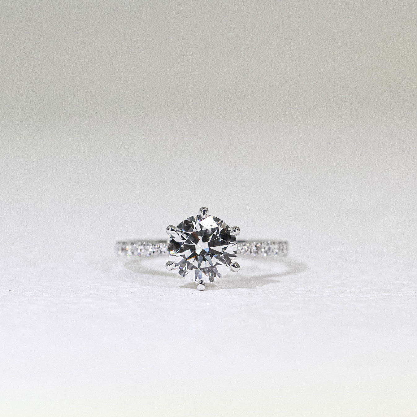 現貨 1.05cts 圓形培育鑽石戒指 (BASIA - TM0923)