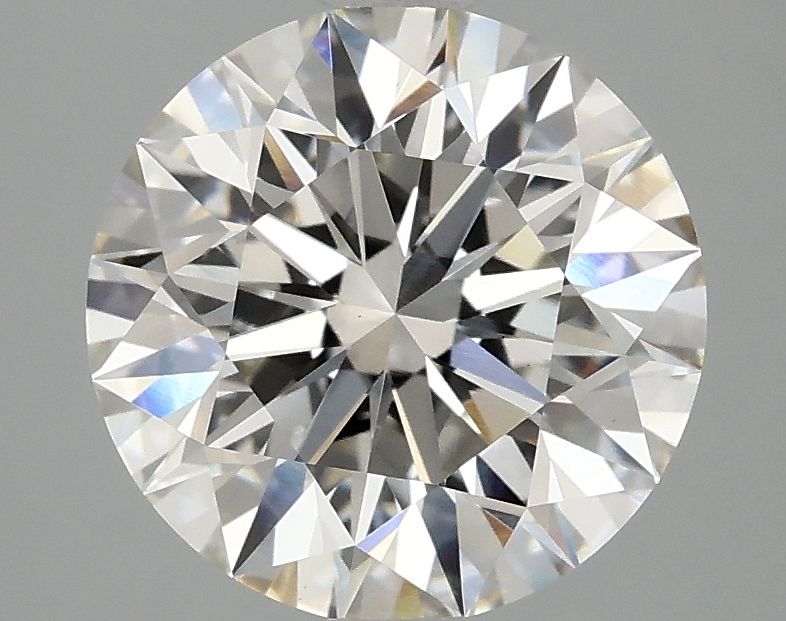 3.08 Carat Round Shape Lab Grown Diamond