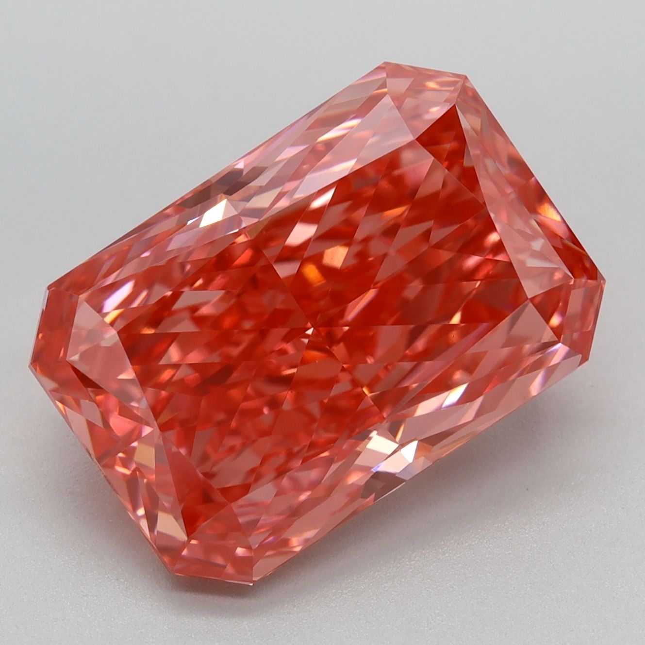 6.06 Carat Radiant Shape Lab Grown Diamond