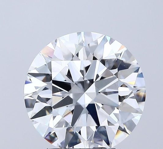 3.54 Carat Round Shape Lab Grown Diamond