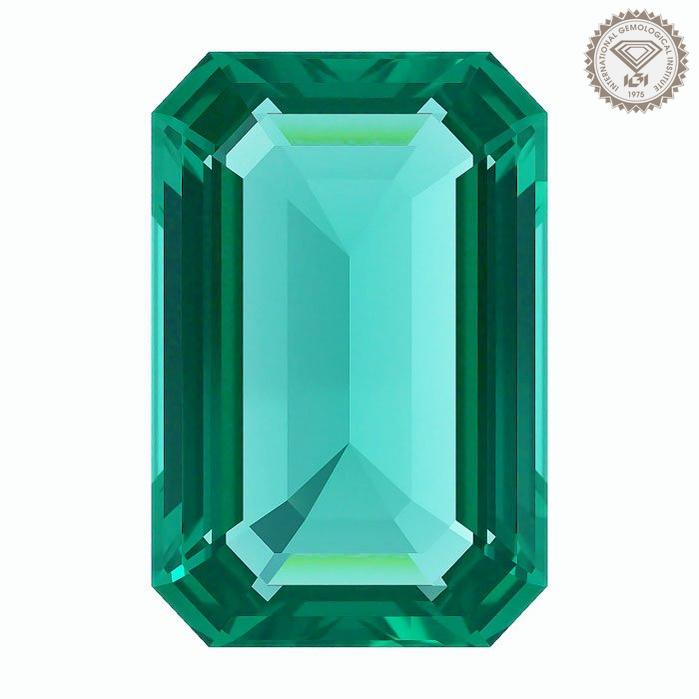 培育綠寶石 - 祖母綠形