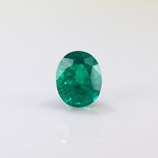 5.48cts 現貨培育綠寶石 - 橢圓形