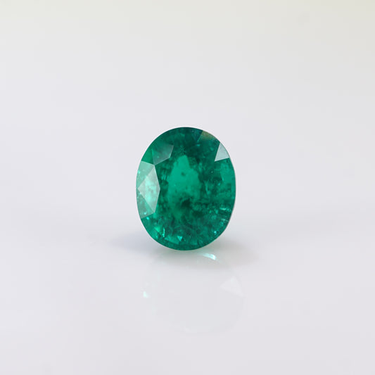 5.98cts 現貨培育綠寶石 - 橢圓形