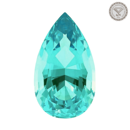 培育帕拉伊巴石榴石 - 梨形