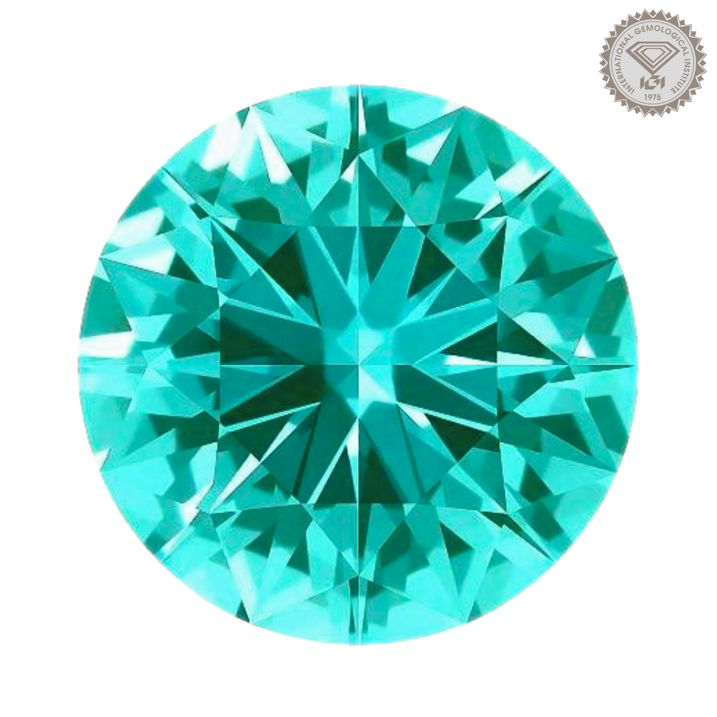 培育帕拉伊巴石榴石 - 圓形