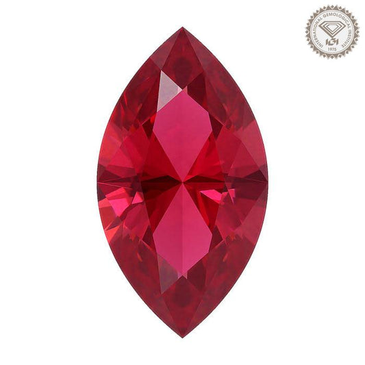 培育紅寶石 - 馬眼形