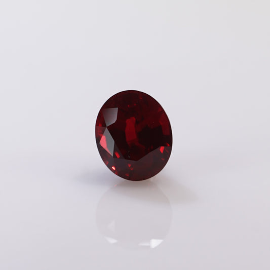 5.32cts 現貨培育紅寶石 - 橢圓形