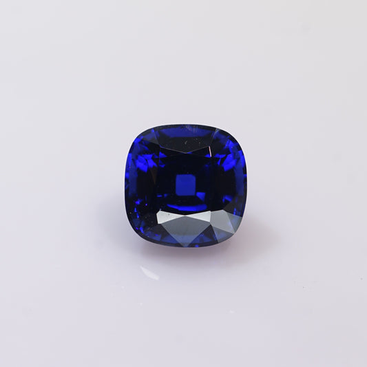 7.66cts 現貨培育藍寶石 - 墊形