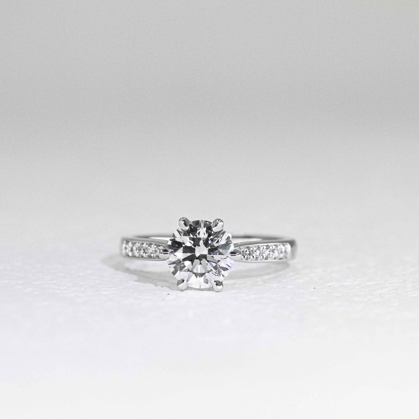 現貨 1.50cts 圓形培育鑽石戒指 (JUDITH - TM3881S)