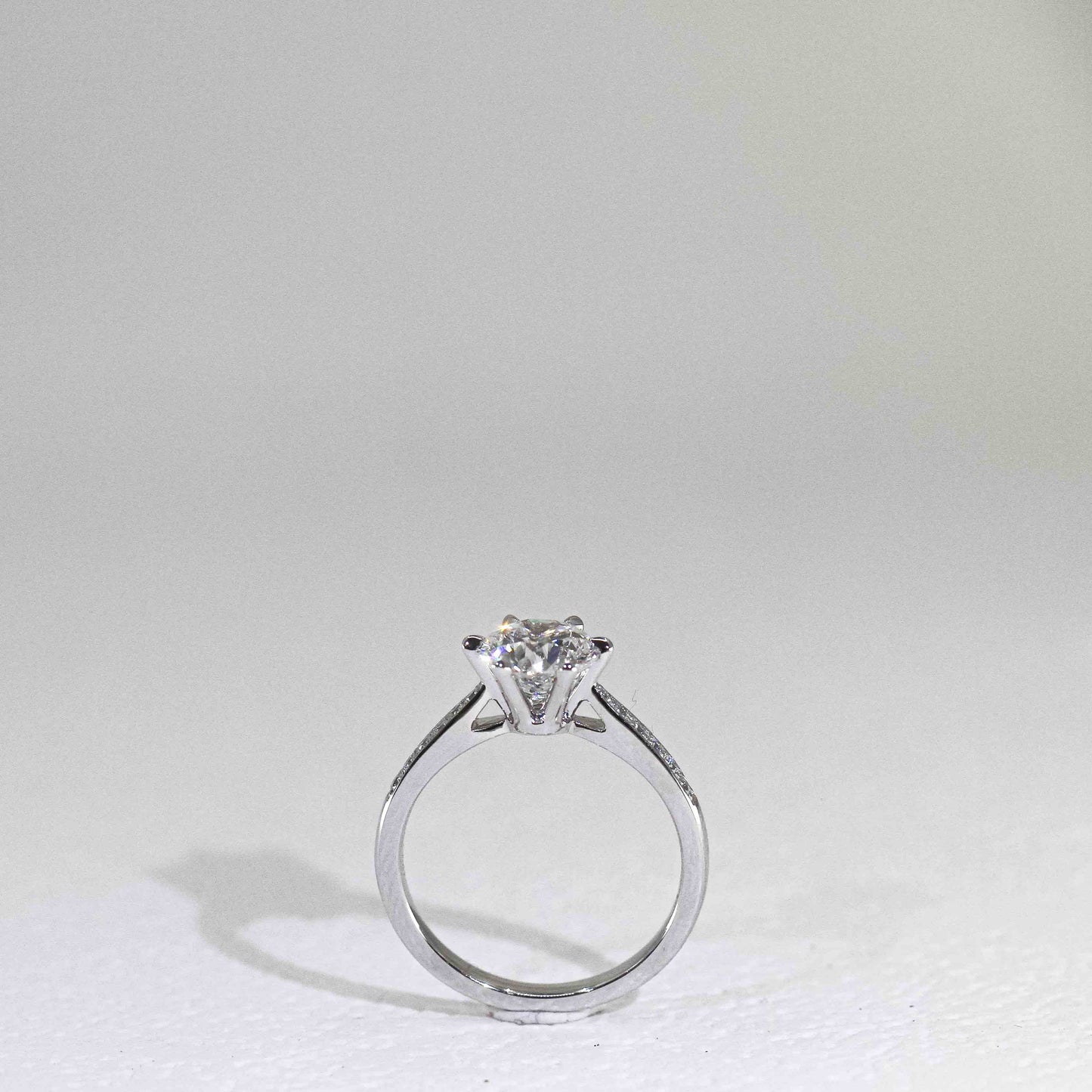 現貨 1.50cts 圓形培育鑽石戒指 (JUDITH - TM3881S)