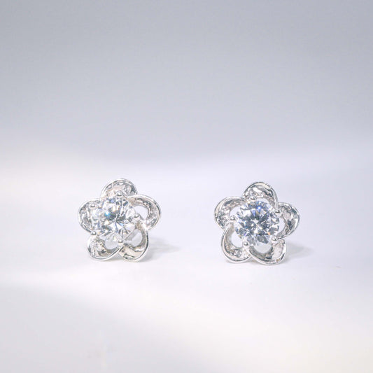 現貨 18K金 TME0801 1.00cts 五爪培育鑽石耳環 <頂級之選>