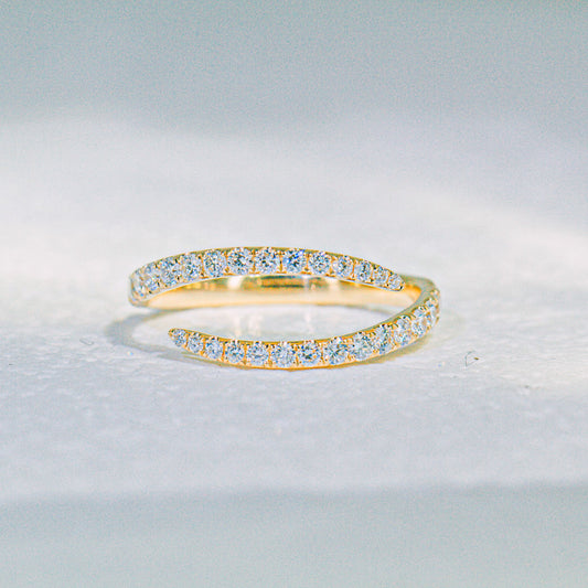 培育鑽石星軌戒指 (TMLR1210)