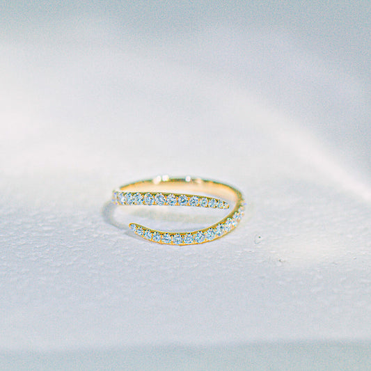 培育鑽石星軌戒指 (TMLR1210)