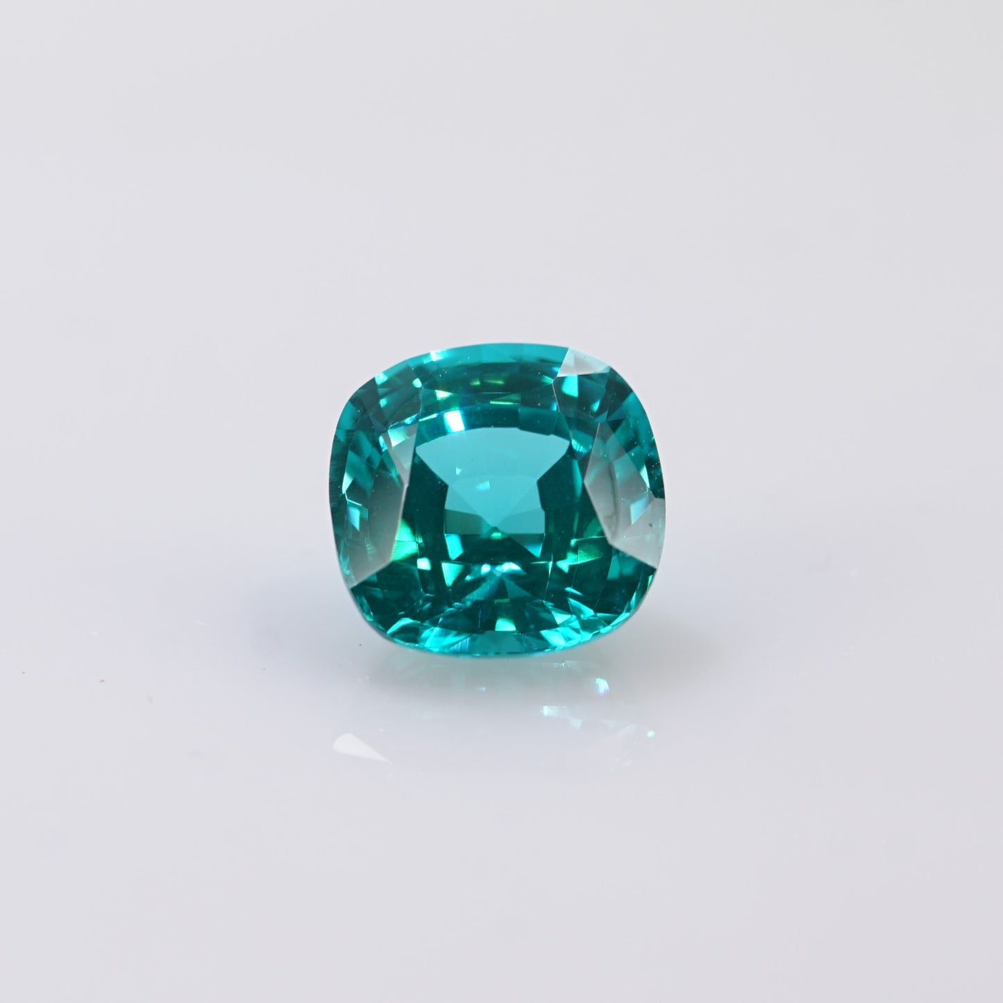 4.13cts Lab-Grown Paraiba Garnet - Cushion Cut