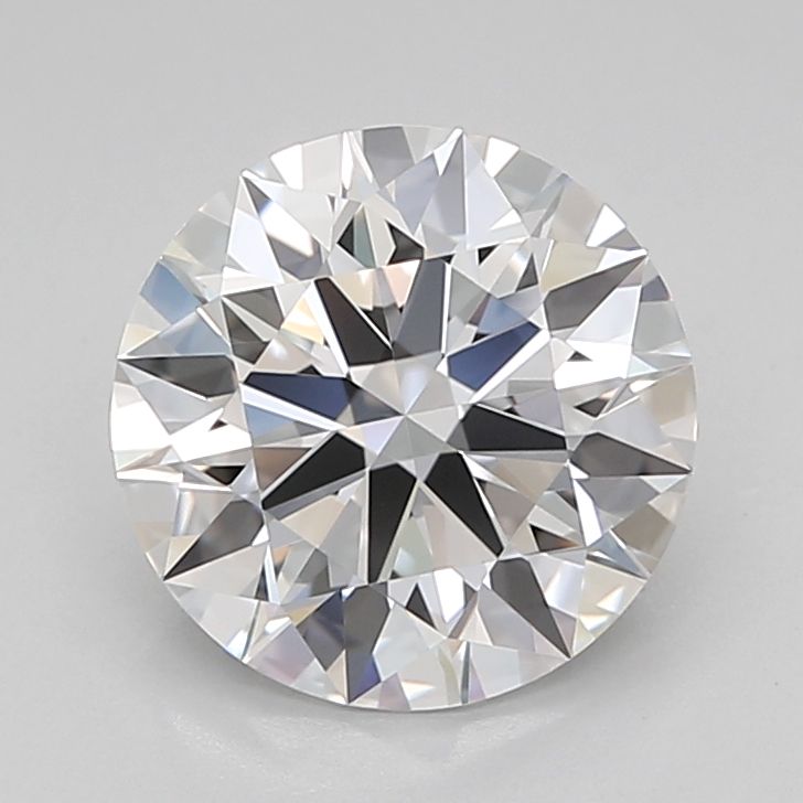 2.5 Carat Round Shape Lab Grown Diamond