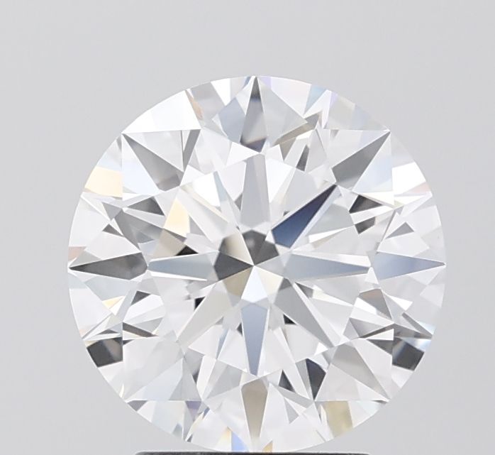 2.51 Carat Round Shape Lab Grown Diamond