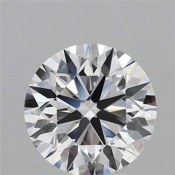3.58 Carat Round Shape Lab Grown Diamond