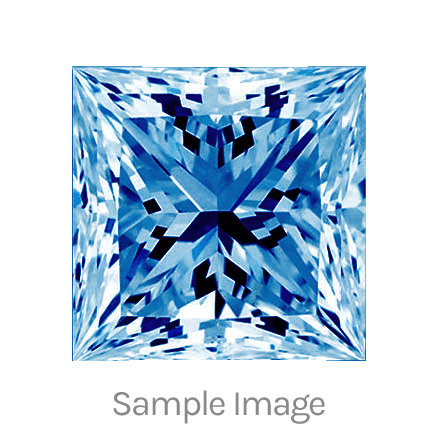 1.35 Carat Princess Shape Lab Grown Diamond