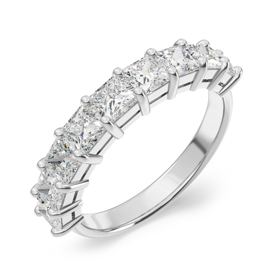 0.15ct Princess Cut Lab Grown Diamonds Anniversary Ring <Affordable>