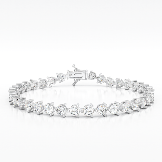 2.00cts+ 3-Prong Lab Grown Diamond Bracelet <Excellent Grade>