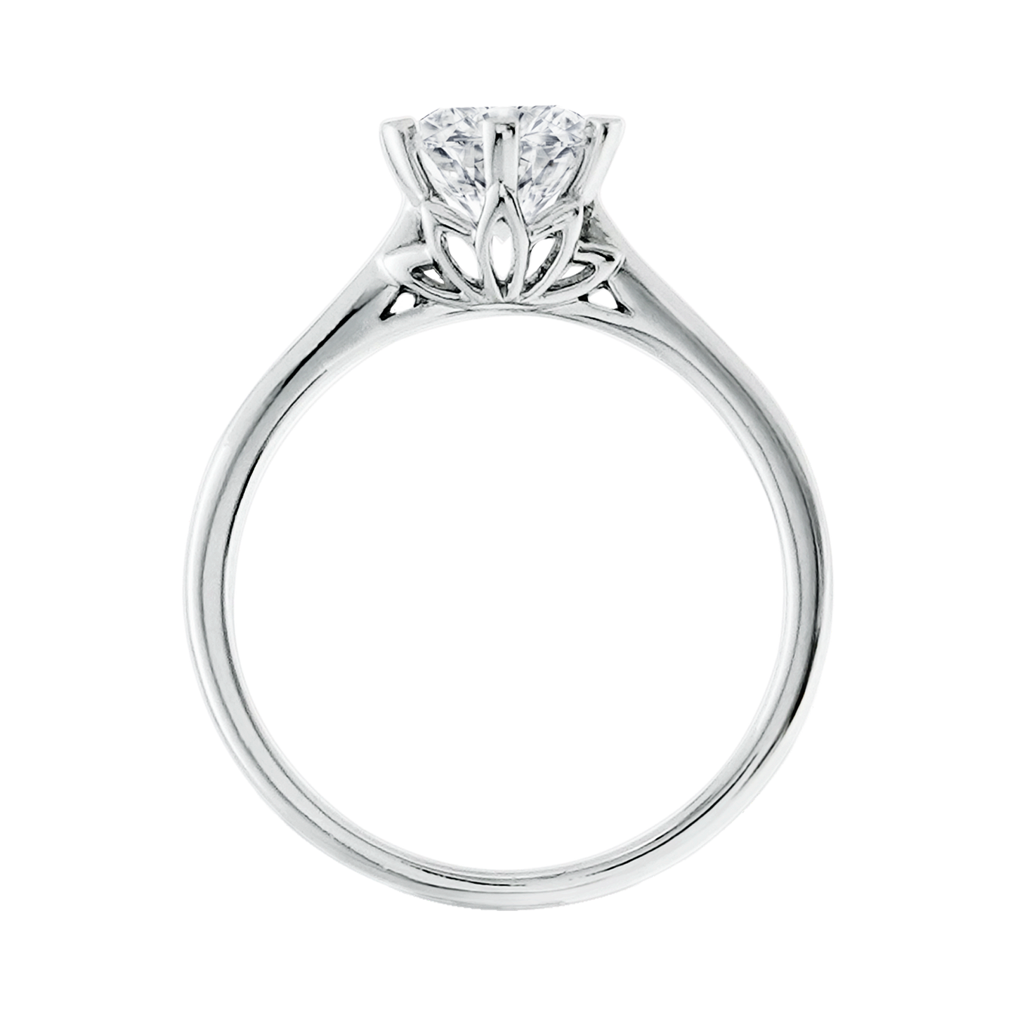 少量/無碎鑽, 直線, 香港 品牌結婚對戒 ERANTHE – GD0040