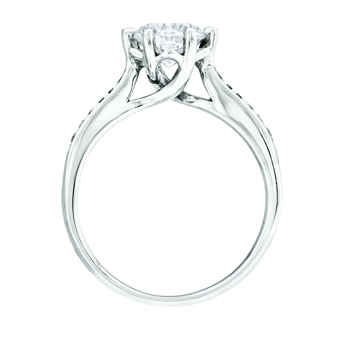 放大, 有碎鑽, 直線, 香港 品牌結婚對戒 ERIANTHE – KLR0051