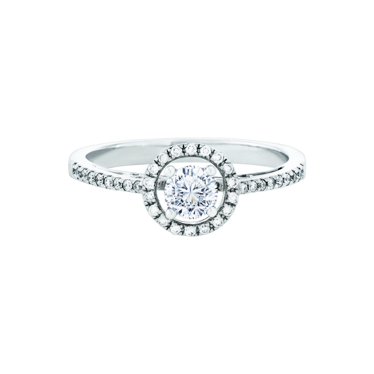有碎鑽, 直線, 香港 品牌結婚對戒 ETHEL – RH064976