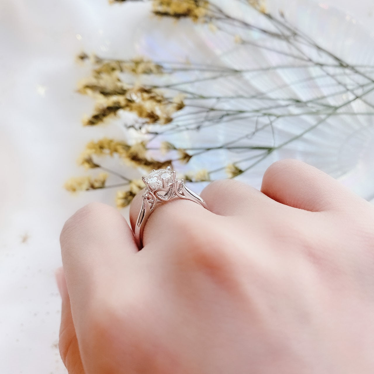 少量/無碎鑽, 直線, 香港 品牌結婚對戒 VENUS – SGK1082H