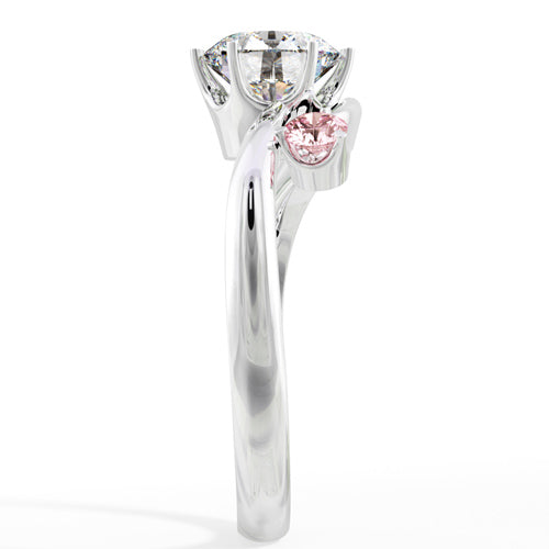 少量/無碎鑽, 曲線, 香港 品牌結婚對戒 FREYA – SGZ3010