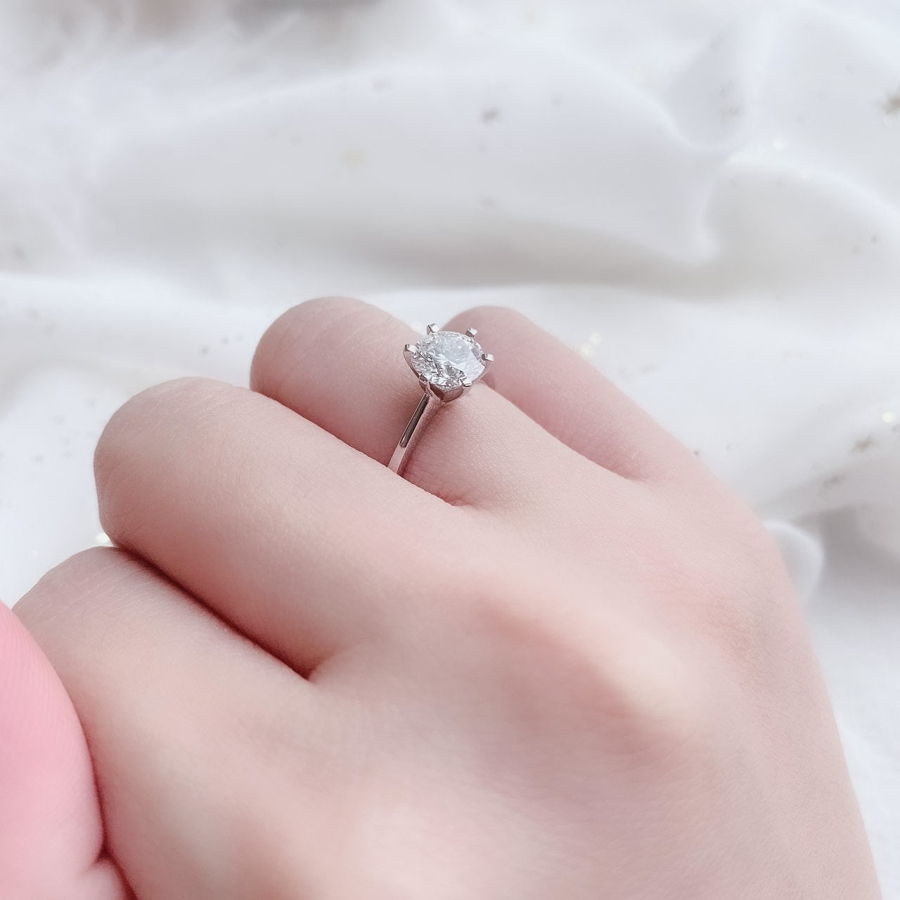 少量/無碎鑽, 直線, 香港 品牌結婚對戒 CHARISSE – TM0090S