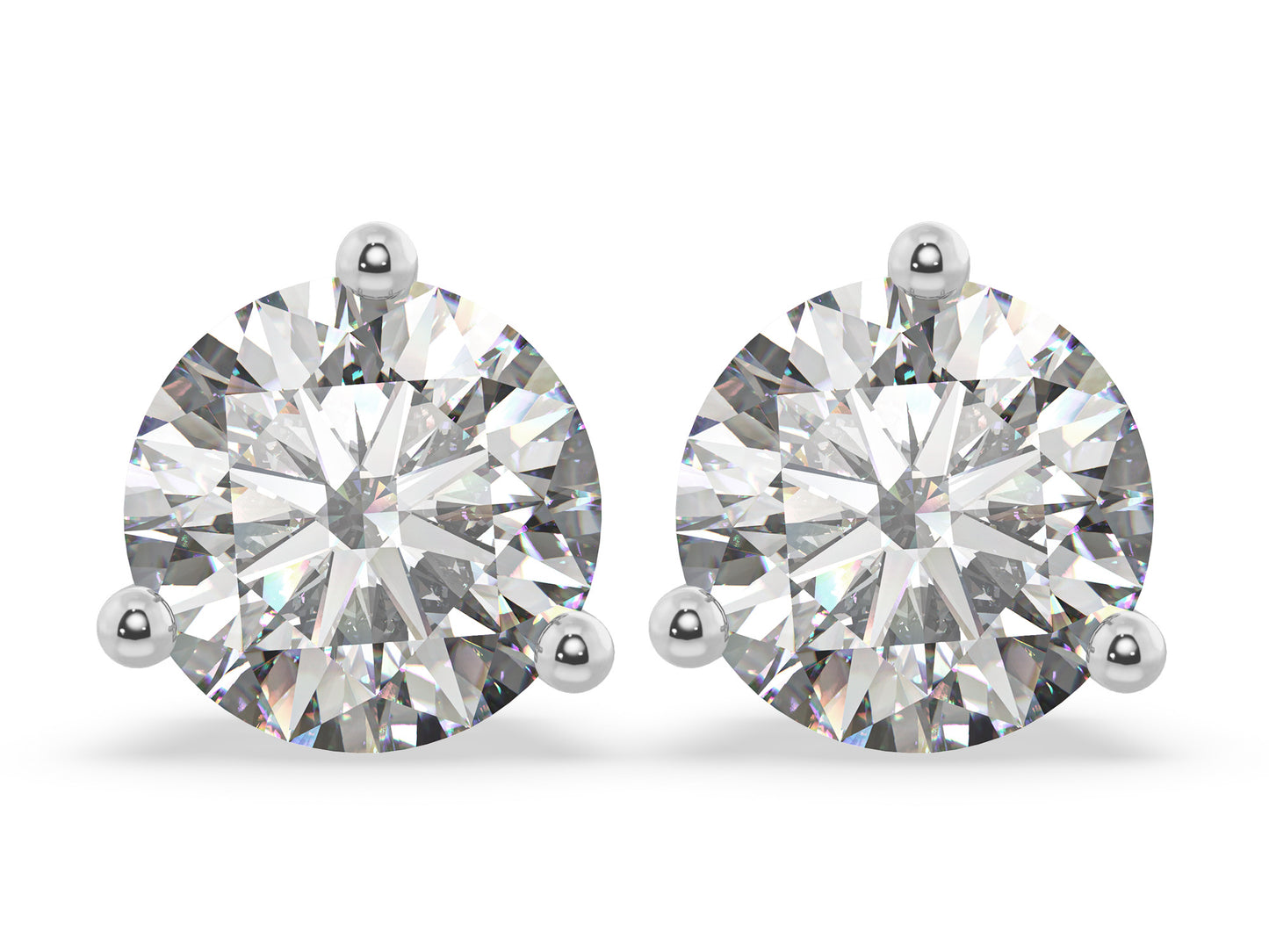 0.60ct 三爪培育鑽石耳環 <品質之選>