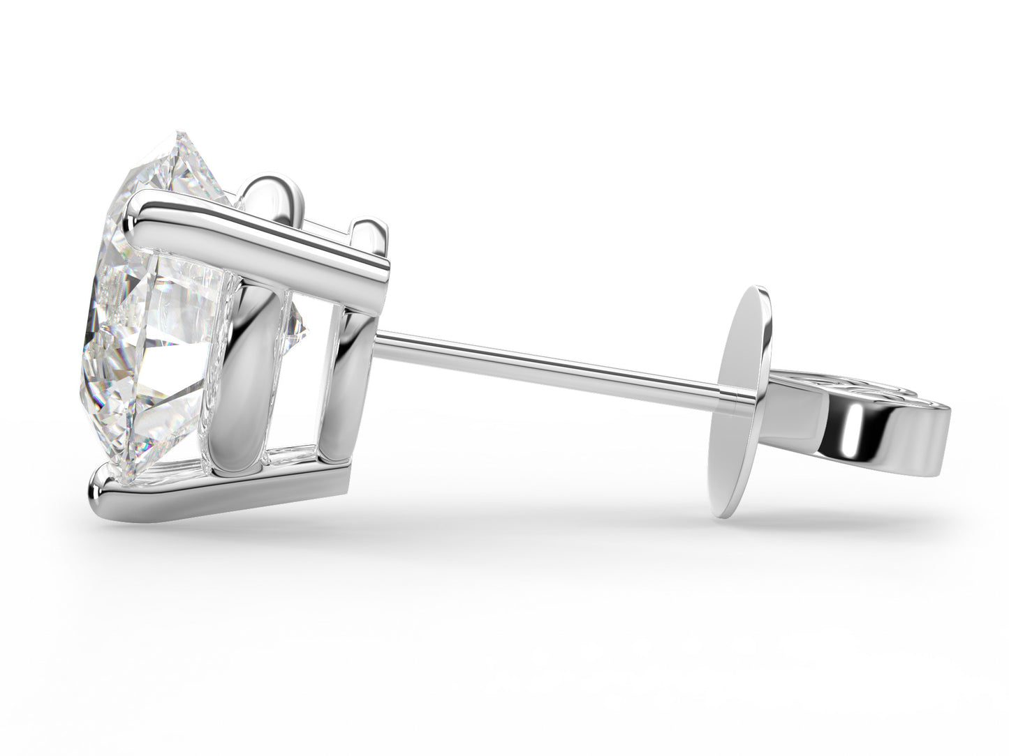 0.60ct 三爪培育鑽石耳環 <品質之選>