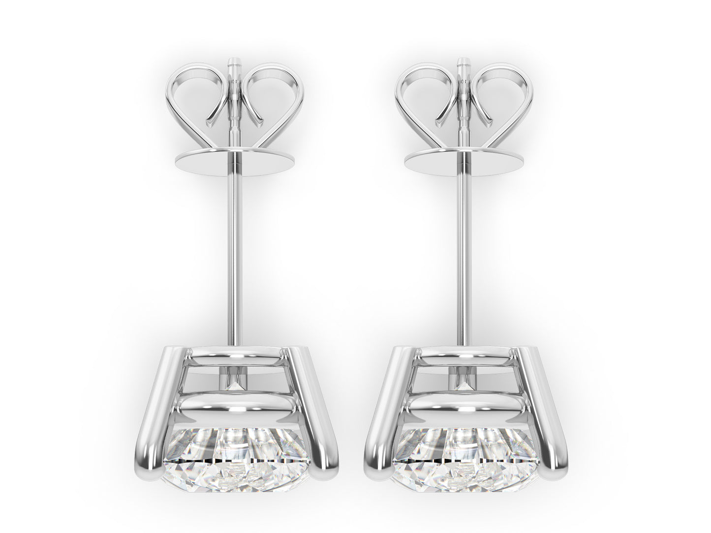 0.60ct 三爪培育鑽石耳環 <品質之選>