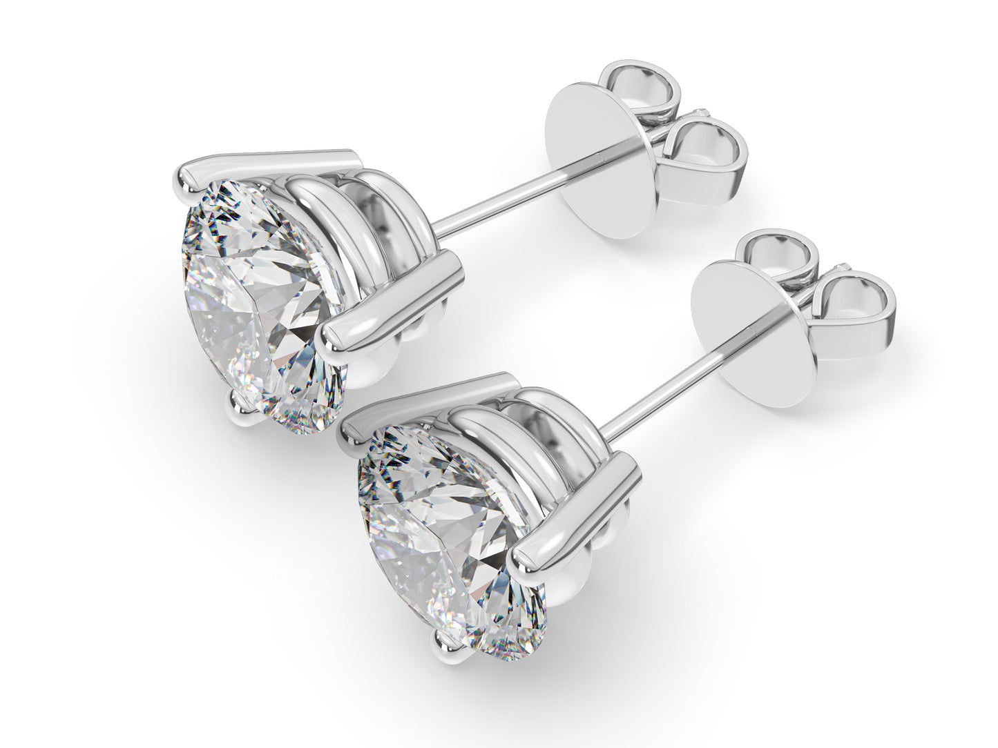 0.60ct 三爪培育鑽石耳環 <品質之選>