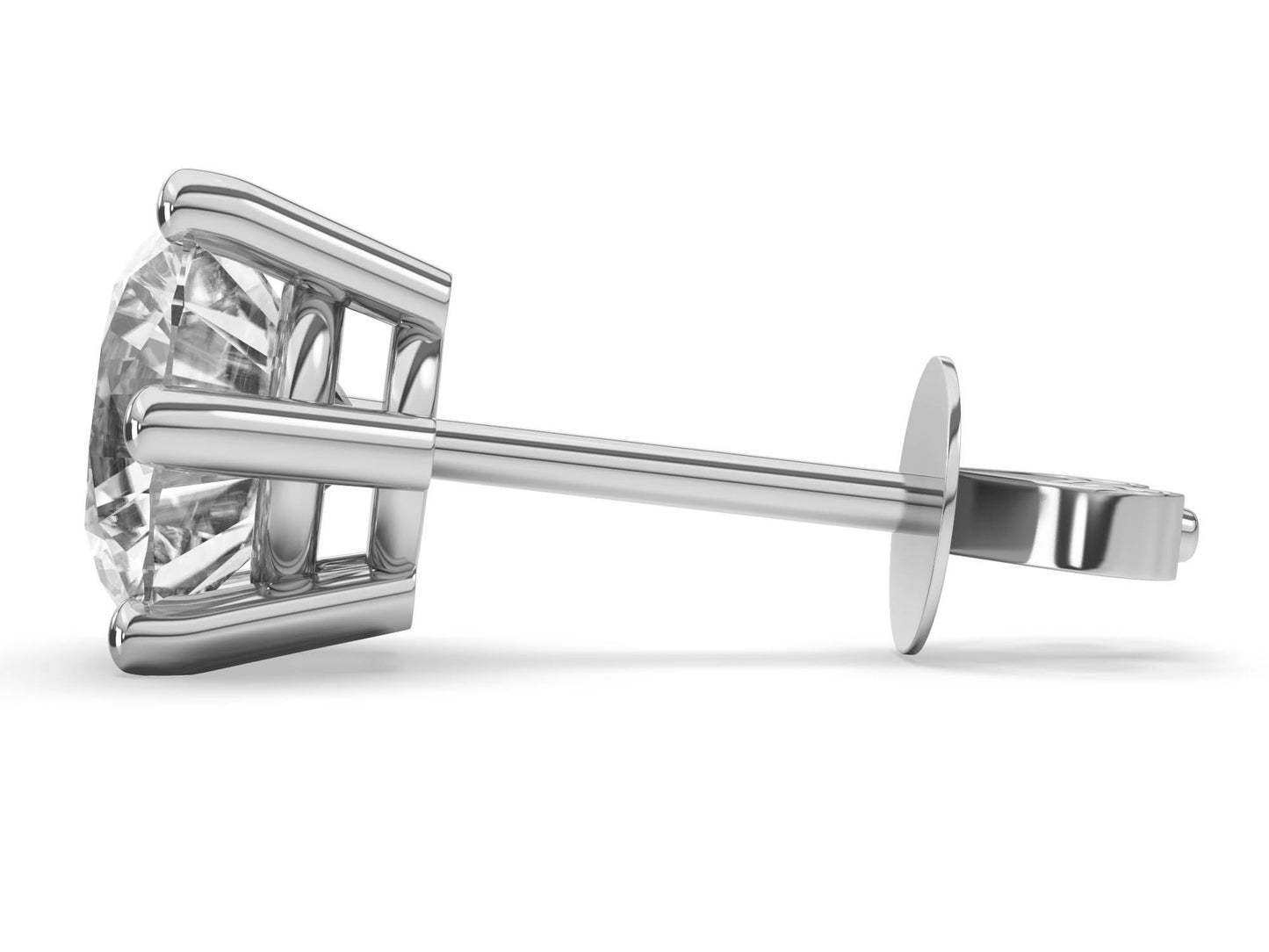 1.00ct 6-Prong Lab Grown Diamond Stud Earrings <High Quality>