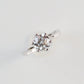AMARYLLIS - Lab-Grown Diamond/ Gemstone Ring Setting - Twisted Band (18K Gold/ PT950) - TM0532