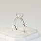 AMARYLLIS - Lab-Grown Diamond/ Gemstone Ring Setting - Twisted Band (18K Gold/ PT950) - TM0532
