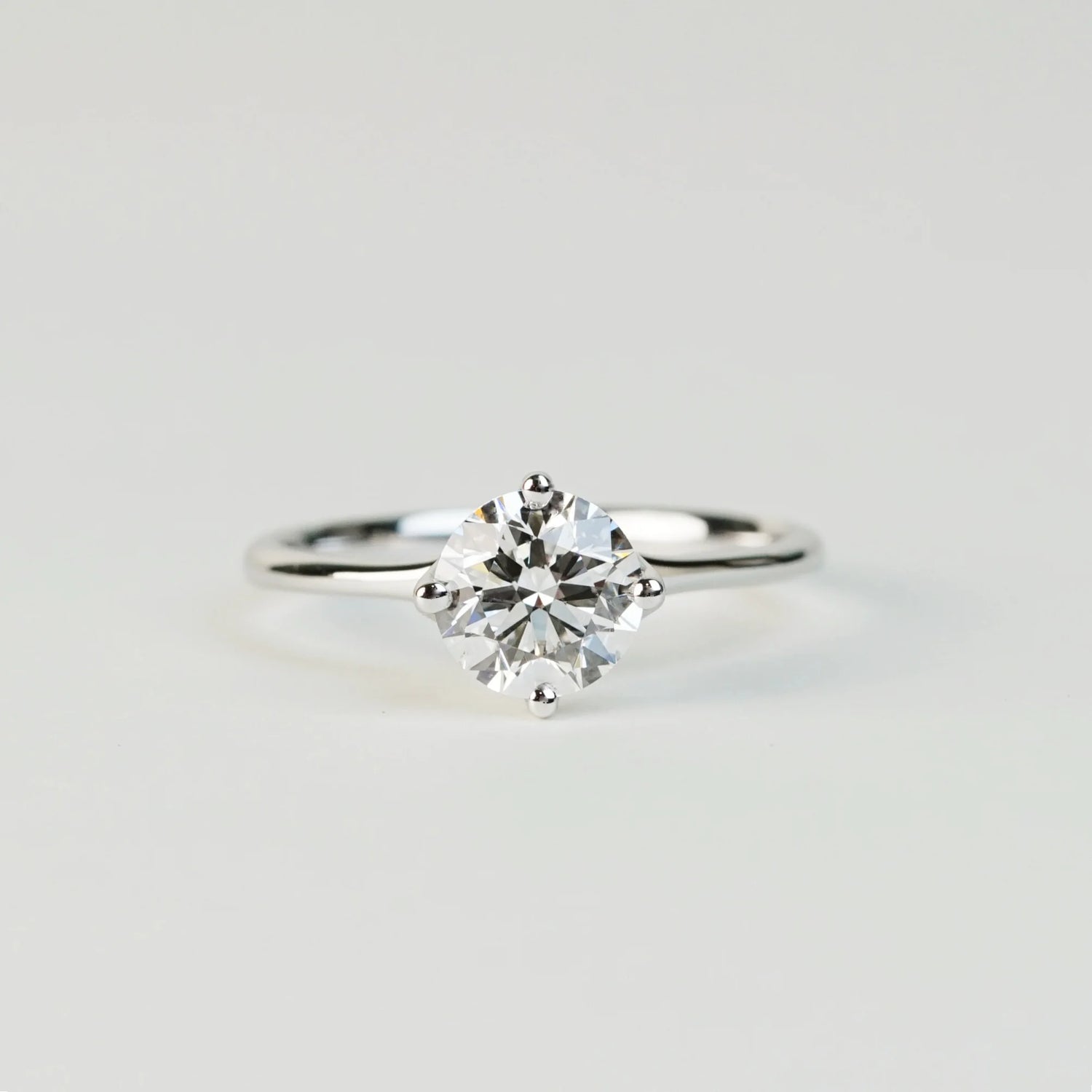 GEMM - Lab-Grown Diamond / Gemstone Solitaire Ring Setting (18K Gold / Platinum) - TM1018