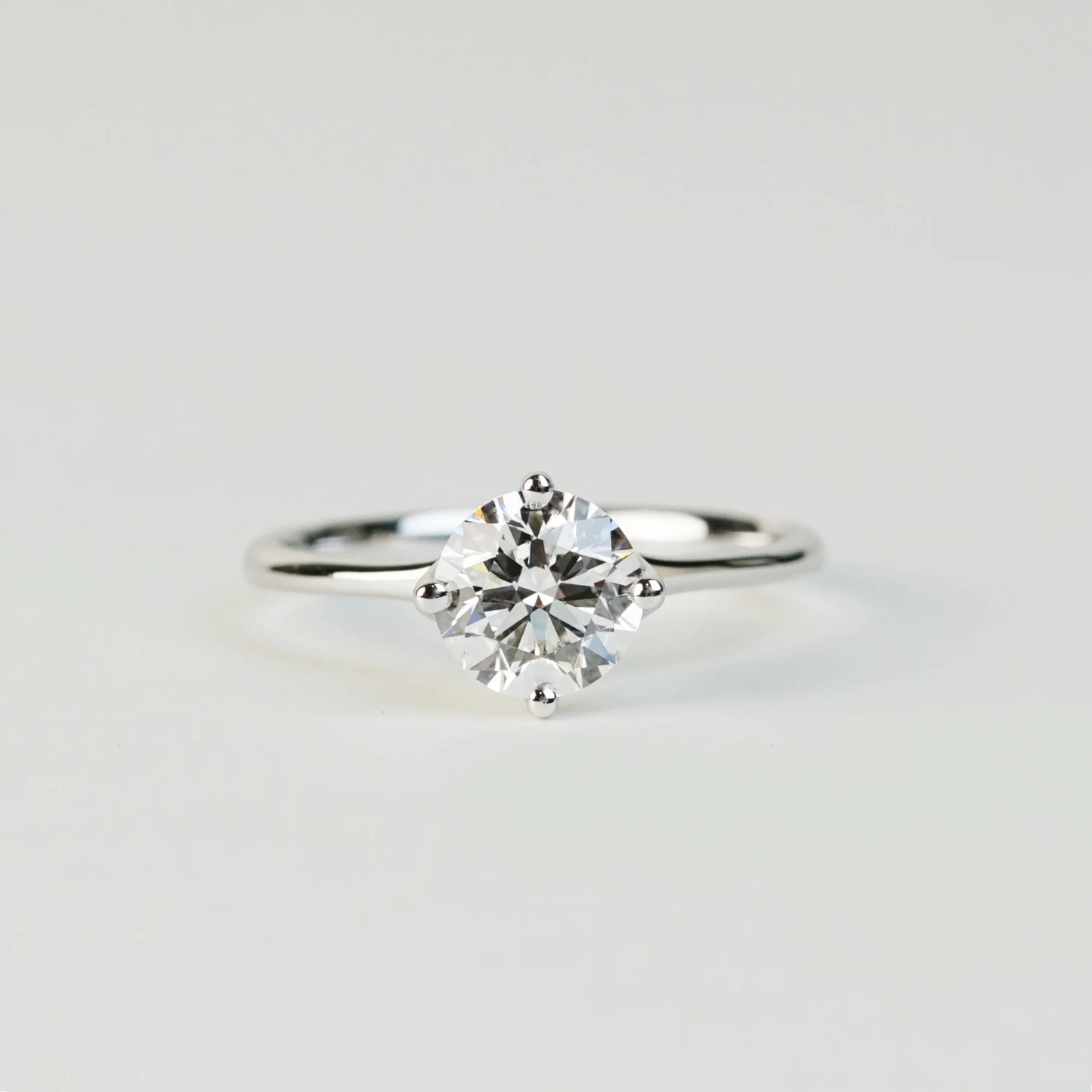 GEMM - Lab-Grown Diamond / Gemstone Solitaire Ring Setting (18K Gold / Platinum) - TM1018