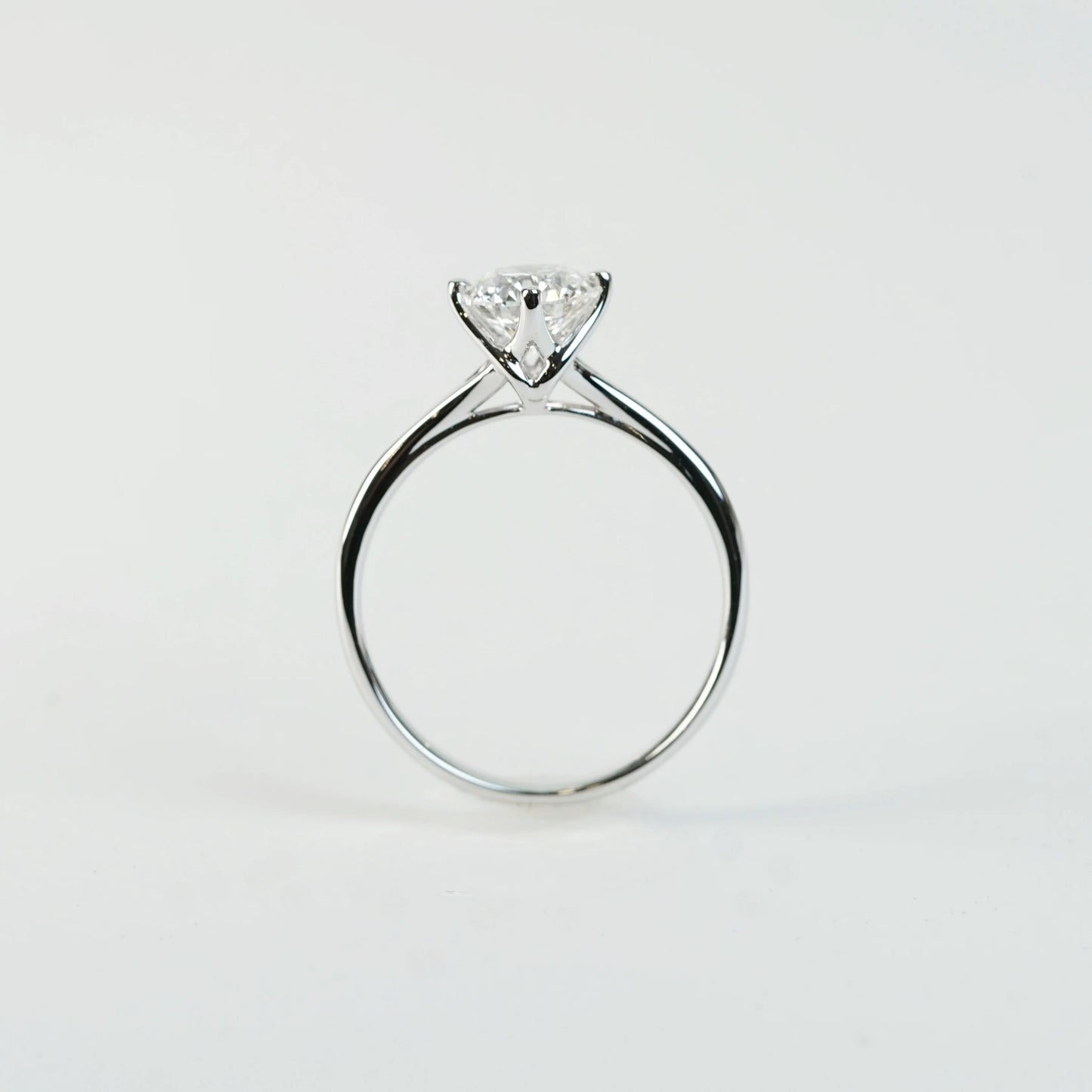 GEMM - Lab-Grown Diamond / Gemstone Solitaire Ring Setting (18K Gold / Platinum) - TM1018