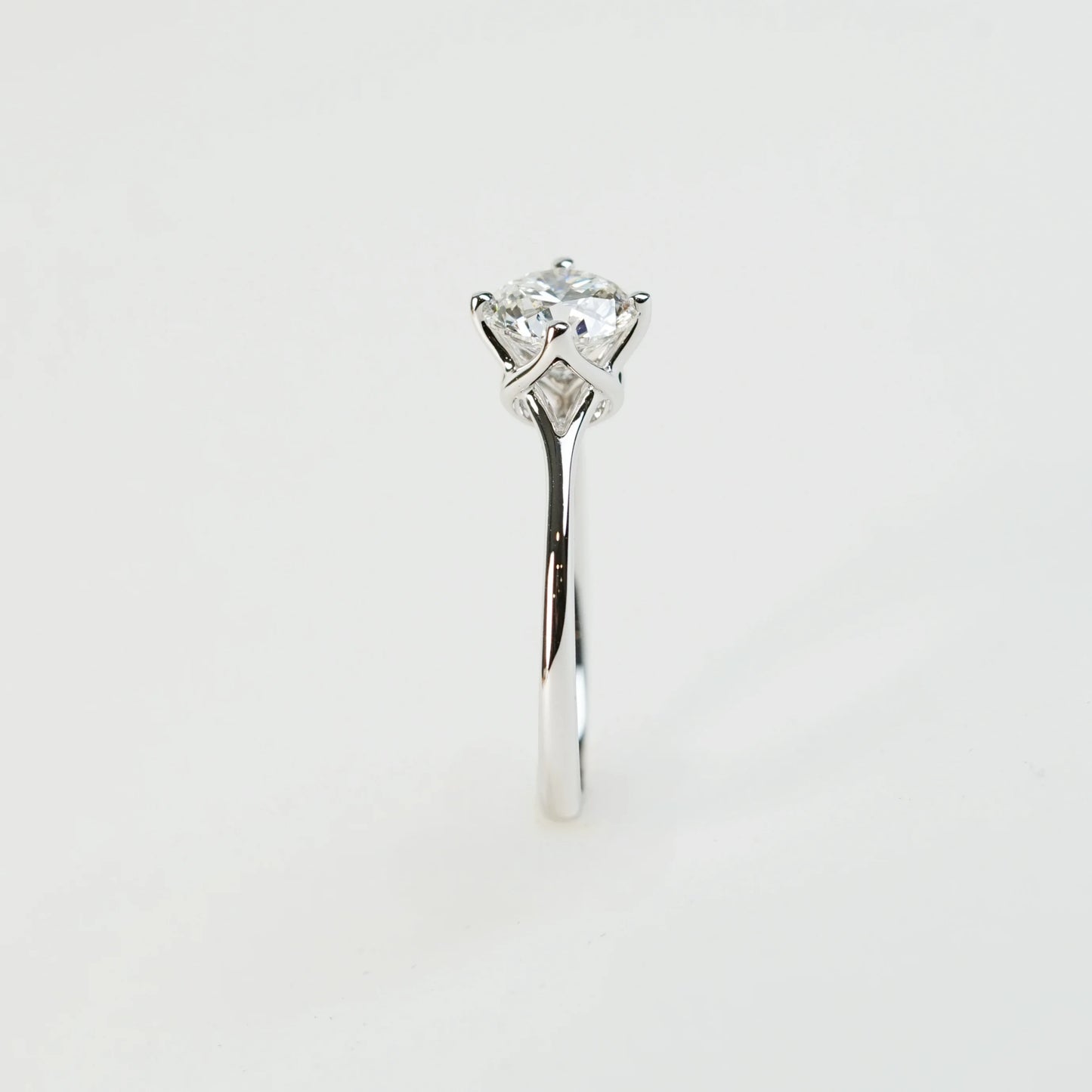 GEMM - Lab-Grown Diamond / Gemstone Solitaire Ring Setting (18K Gold / Platinum) - TM1018