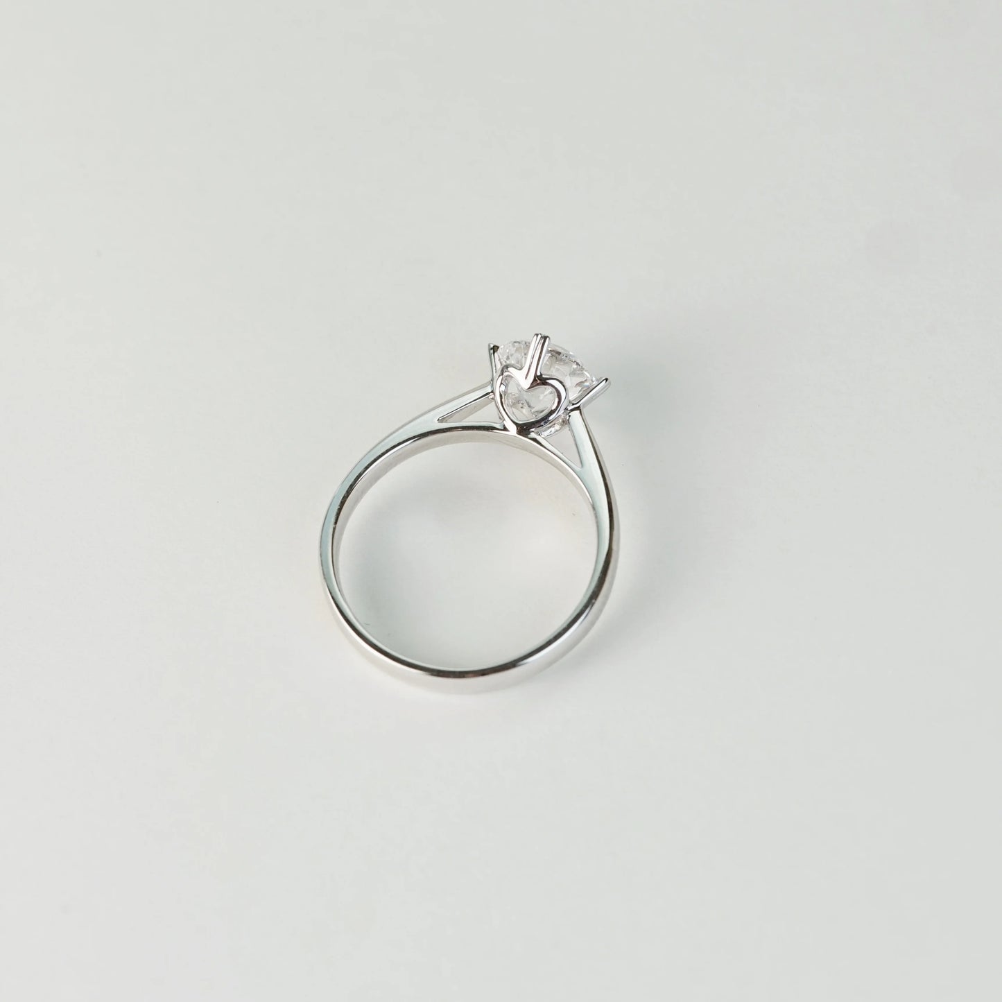 ZAMARUS - Lab-Grown Diamond / Gemstone Ring Setting | Hidden Heart Gallery (18K Gold / Platinum) - TM0231