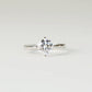 ZAMARUS - Lab-Grown Diamond / Gemstone Ring Setting | Hidden Heart Gallery (18K Gold / Platinum) - TM0231