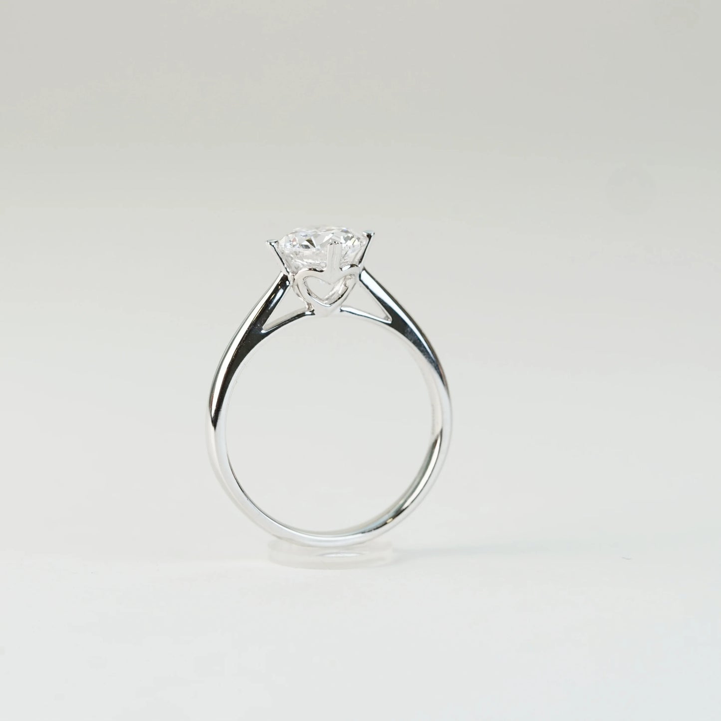 ZAMARUS - Lab-Grown Diamond / Gemstone Ring Setting | Hidden Heart Gallery (18K Gold / Platinum) - TM0231