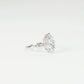 RITA - Marquise-cut Lab-Grown Diamond / Gemstone Ring Setting | with Accent Stones (18K Gold / Platinum) - TM0104MQ