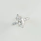 RITA - Marquise-cut Lab-Grown Diamond / Gemstone Ring Setting | with Accent Stones (18K Gold / Platinum) - TM0104MQ