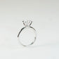 ARIA - Lab-Grown Diamond / Gemstone Solitaire Ring Setting (18K Gold / Platinum) – R24817RD
