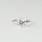 ARIA - Lab-Grown Diamond / Gemstone Solitaire Ring Setting (18K Gold / Platinum) – R24817RD