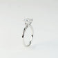 ARIA - Lab-Grown Diamond / Gemstone Solitaire Ring Setting (18K Gold / Platinum) – R24817RD